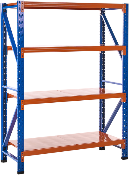 Garagenregal FIUGGI Metall 150 cm 60 cm Orange