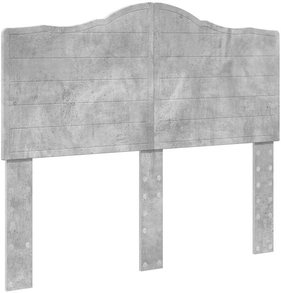 vidaXL Bettrahmen Beton Grau 135 x 190 cm Massives Kiefernholz 3413320 Bild 6