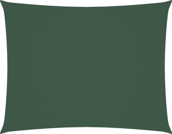 vidaXL Sonnensegel Oxford-Gewebe Rechteckig 5x7 m Dunkelgrün 135495