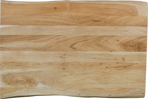 Esstisch Baumkante massiv Akazie eichefarben 140 x 80 cm silber DEREK 137024210 Bild 5