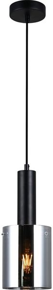 Italux Pendelleuchte Sardo PND-5581-1-BK+SG rauchfarben für Esszimmer