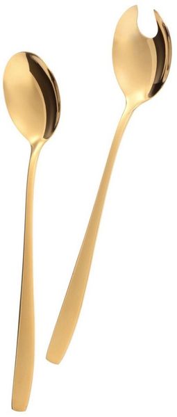 GRÄWE Salatbesteck, Gräwe Salatbesteck 2-tlg, Edelstahl, gold
