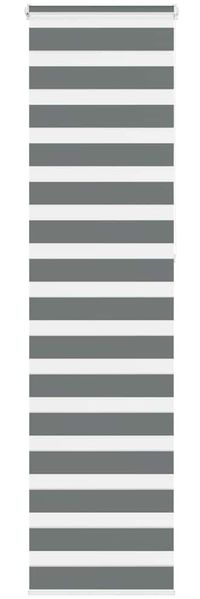 vidaXL Doppelrollo Dunkelgrau 55x230 cm Stoffbreite 50,9 cm Polyester 4014174