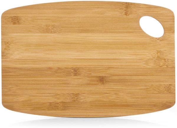 ZELLER 25231 Schneidebrett aus Bambus, ca. 34 x 23 x 0,8 cm