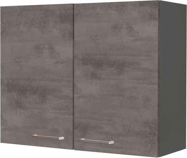 nobilia® Hängeschrank "Riva", vormontiert, mit zwei Einlegeböden, Breite 90 cm