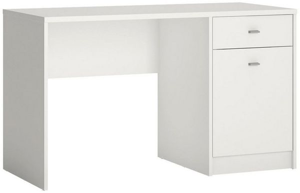 IDIMEX Schreibtisch SELINA, Schreibtisch mit Schubladen Home-Office-Tisch aus Holz weiß