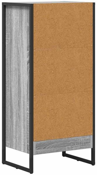 vidaXL Bücherregal Graues Sonoma 40 x 30 x 86,5 cm Holzwerkstoff 886363 Bild 7