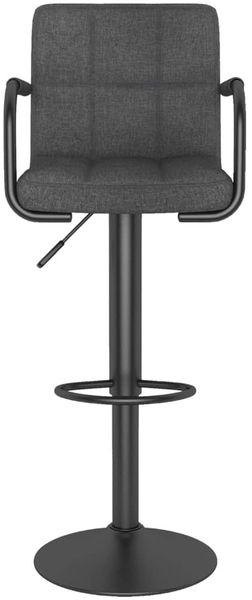 vidaXL Barhocker Dunkelgrau Stoff [334626] Bild 3