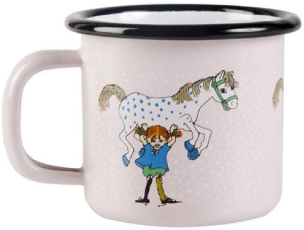 Muurla Kinderbecher Tasse Pippi Langstrumpf Pippi and the Horse (150 ml)