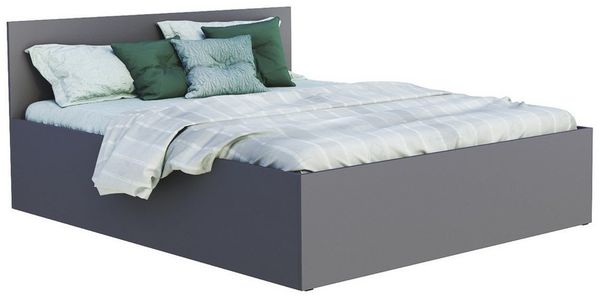FDM Stauraumbett Bett Stauraumbett PANAMA SP Bettgestell 140x200 & weitere Größen (verfügbar 90x200 120x200 140x200 160x200 180x200cm, Bettrahmen, Bett, mit großen Kopfteil, mit Bettkasten zum aufklappen), mit/ohne Matratze