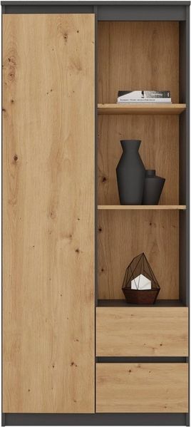 ibonto Bücherregal Robustes Standregal für Büro und Wohnzimmer Bücherregal