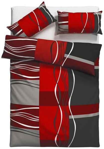 my home Bettwäsche Kelian, Polycotton recycelt, 2 teilig, in verschiedenen Qualitäten, gemusterte Bettwäsche