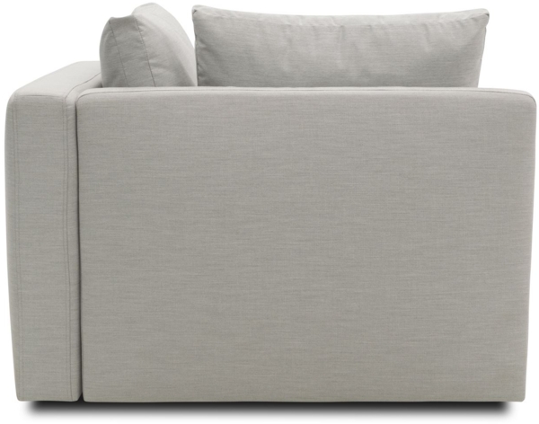 Gartenlounge Ecke Links Bozhana 110x67x96 mit Outdoorbezug in silber Bild 5