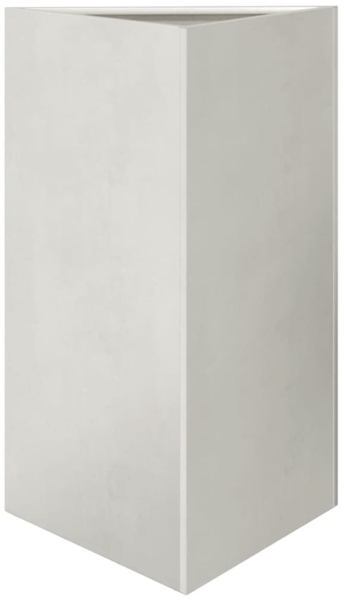 vidaXL Pflanzkübel Dreieckig 50x43x75 cm Edelstahl 851179