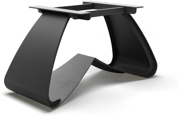W-Gestell Metall Schwarz für Ausziehtische von 180-300 cm