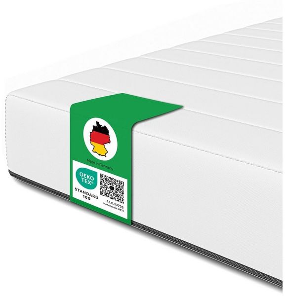 Kaltschaummatratze H3 Matratze, Made in Germany, Schlaftroll, 140x200 cm, 90x200 cm, 180x200 cm und weiteren Größen