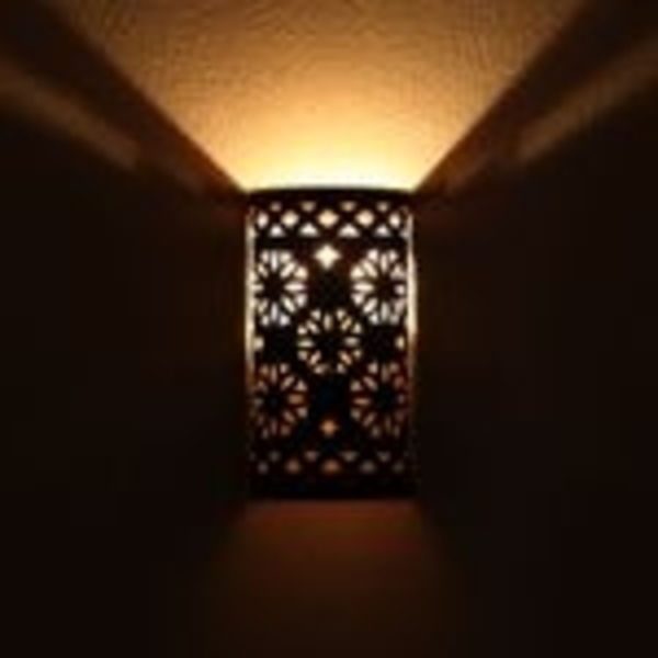 Orientalische Eisen Wandlampe EWL08 Bild 3