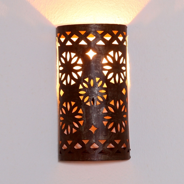 Orientalische Eisen Wandlampe EWL08 Bild 6