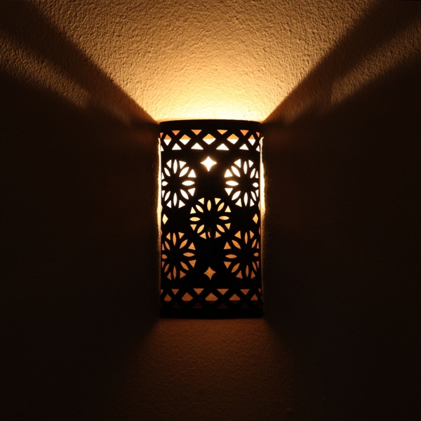Orientalische Eisen Wandlampe EWL08 Bild 7