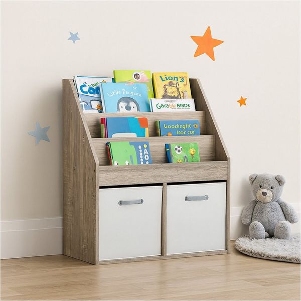 HTI-Living Kinderregal Kinderregal Aufbewahrungsregal mit 5 Fächern, Stück 1-tlg, Organizer für Bücher und Spielzeug