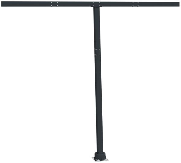 vidaXL Stützen für Markisen Anthrazit 300x245 cm Eisen 315096