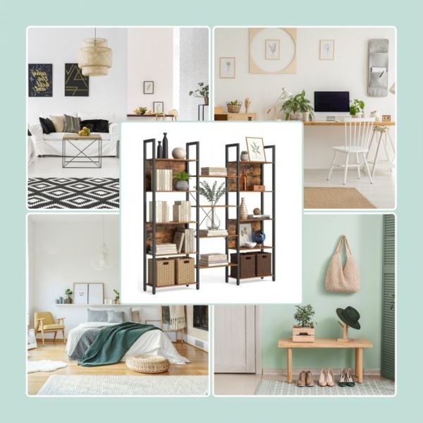 Industrial Bücherregal 14 Ablagen 10052077_8208 Bild 3