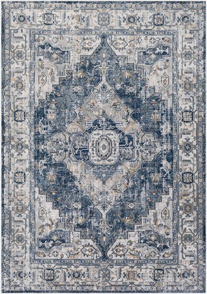 Surya DALILA Teppich Blau 200 cm 274 cm 200x274 cm