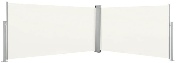 vidaXL Ausziehbare Seitenmarkise 160x600 cm Creme 42179