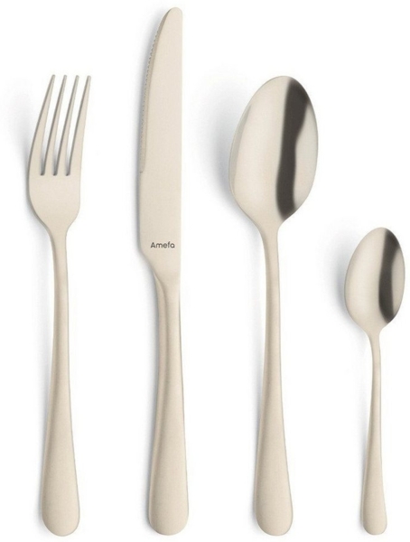 Amefa AUSTIN Besteckset 24-teilig PVD champagner mattiert