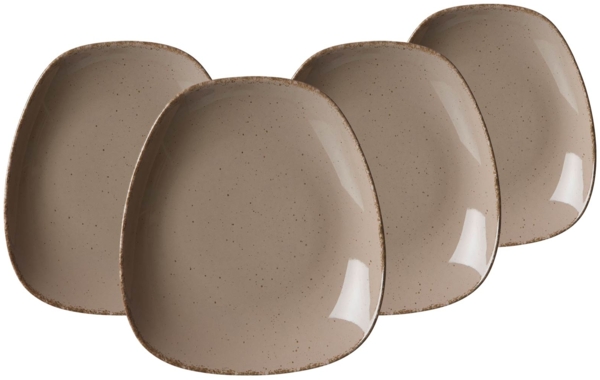 Ritzenhoff & Breker Casa Dessertteller 22,5 x 20 cm 4er Set grau