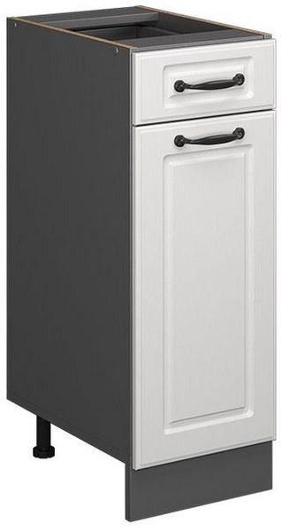 Küchenunterschrank R-Line Weiß Landhaus 30 cm ohne Arbeitsplatte Vicco Bild 5