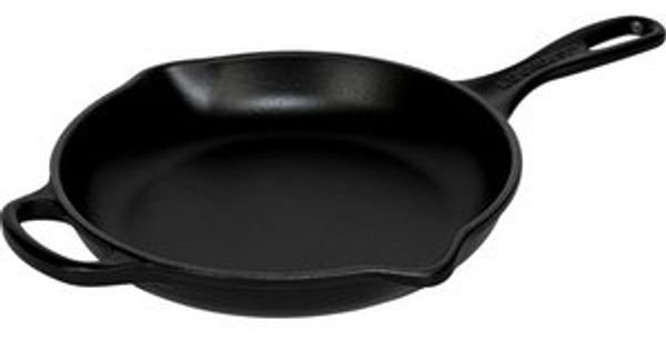 Le Creuset Brat- und Servierpfanne, Gusseisen schwarz, 23 cm Bild 4