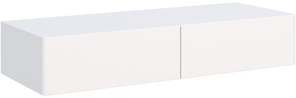 Selsey 'Olio' - Wand-Schminktisch 2-schubladig, Weiß, 110 cm
