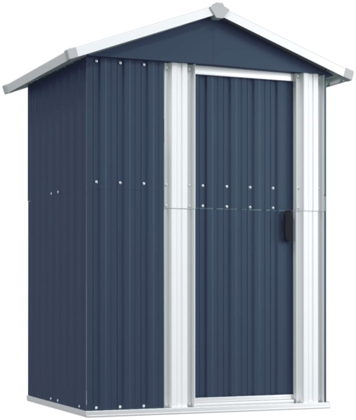vidaXL Geräteschuppen Anthrazit 126x97,5x177 cm Verzinkter Stahl 316235
