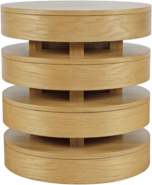 Livin Hill Avola AV2370-60 Tisch, Eichenholz, 61 x 56 x 56 cm