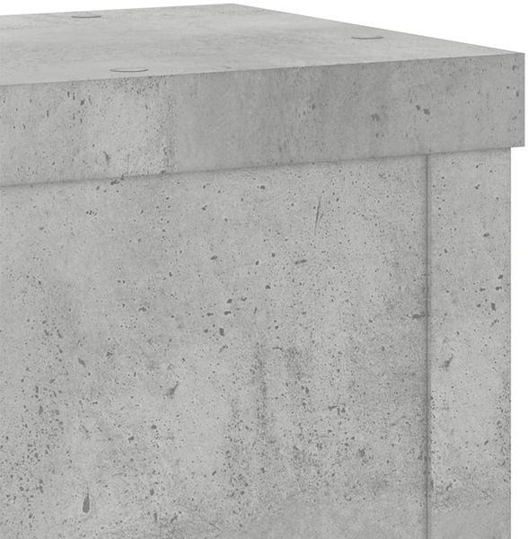 vidaXL Pflanzenständer 2 Stk. Betongrau 10x10x18 cm Holzwerkstoff 852882 Bild 7