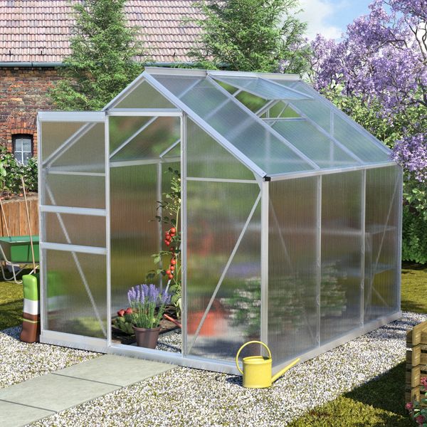 Vitavia Aktionsangebot (inkl. 60 Euro Zubehör): Gewächshaus "Calypso 4400", aluminium eloxiert, 4,4 m²,4 mm HKP