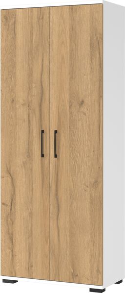 Germania GW-PROFI 3.0 Aktenschrank 4250, Weiß/Grandson-Eiche-Nb, 80 x 200 x 40 cm (BxHxT)