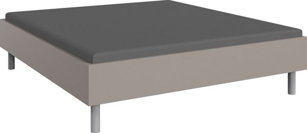 Wimex Bett Easy, große Auswahl an Größen und Farben, auch in Komforthöhe (Made in Germany), ohne Kopfteil, ideal unter Dachschrägen oder Fenster