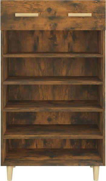 vidaXL Schuhschrank Räuchereiche 60x35x105 cm Holzwerkstoff 817555 Bild 6