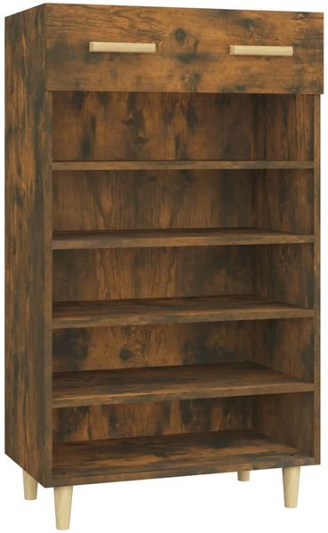 vidaXL Schuhschrank Räuchereiche 60x35x105 cm Holzwerkstoff 817555 Bild 2