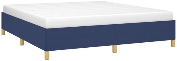 vidaXL Boxspringbettgestell Blau 160x200 cm Stoff 3120975 Bild 3