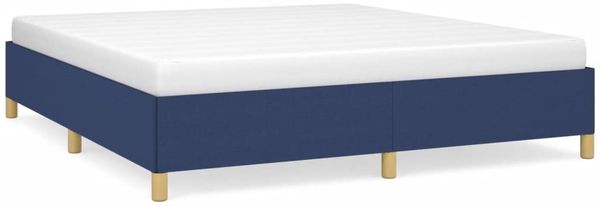 vidaXL Boxspringbettgestell Blau 160x200 cm Stoff 3120975 Bild 2