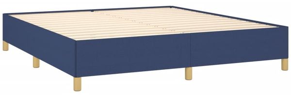 vidaXL Boxspringbettgestell Blau 160x200 cm Stoff 3120975 Bild 4