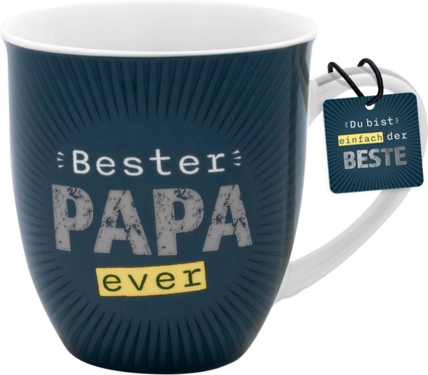 Tasse Kaffeetasse Kaffeebecher Teetasse 40cl Geschenk Sheepworld PAPA 073885