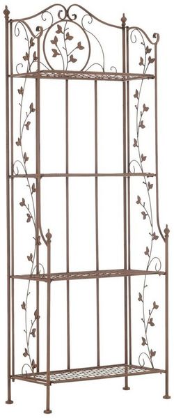 TPFGarden Standregal Aaron - Blumenständer - 4-stöckiges Pflanzenregal, Blumenregal - Pflanzengestell, Pflanzenständer mit den Maßen (HxB xT): 158 x 60 x 33 cm
