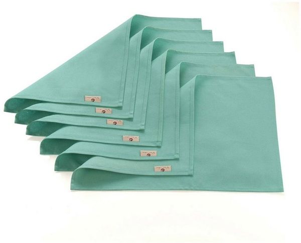 Vivi Idee Platzset 4er/6er Premium 100% Baumwolle Tischsets Platzdeckchen Stoff, (6-St), abwaschbar, Handgenäht, 52x33cm