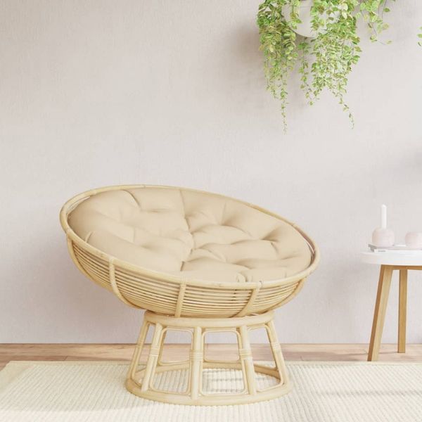 vidaXL Kissen Rund Beige Ø 100x11 cm Oxford-Gewebe 361965