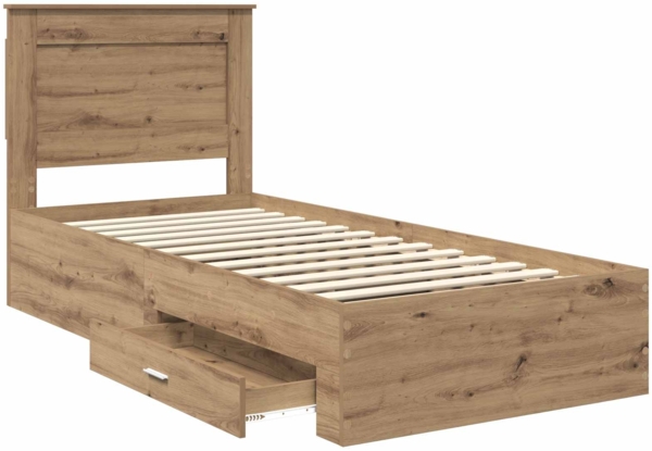 vidaXL Bettgestell mit Schubladen mit Kopfteil Holzwerkstoff 3410365 Bild 4