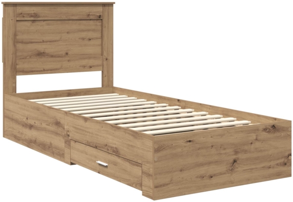 vidaXL Bettgestell mit Schubladen mit Kopfteil Holzwerkstoff 3410365 Bild 3